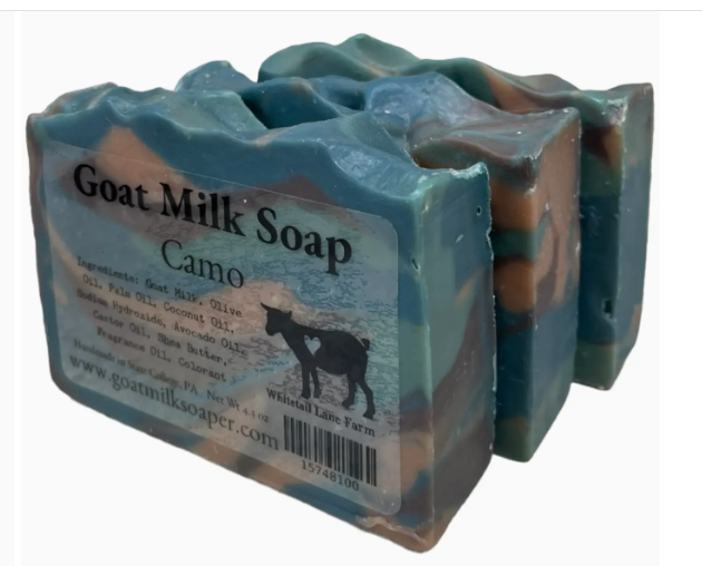 Camo Goats Milk Soap